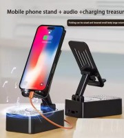 Mobile Stand With Bluetooth Speaker & Charging