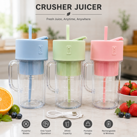 New Portable Crusher Juicer
